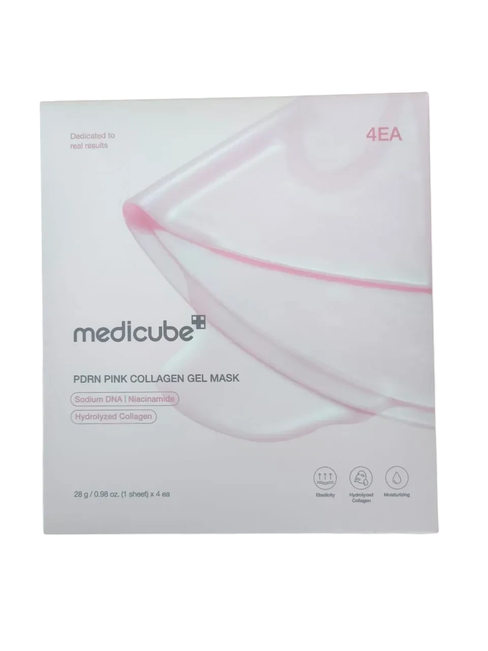 Caja de K-Chic Skin Especialidad con 4 mascarillas en gel PDRN Pink Collagen para hidratar y reafirmar el rostro