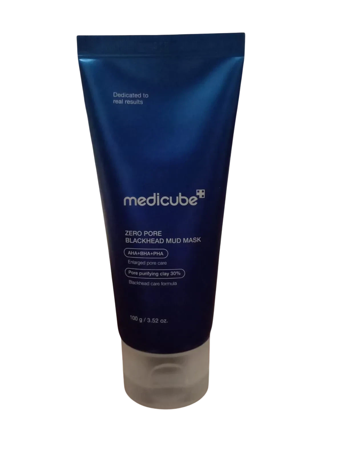 Mascarilla de barro K-Chic Skin Especialidad Medicube Zero Pore para limpiar poros y puntos negros en tubo azul